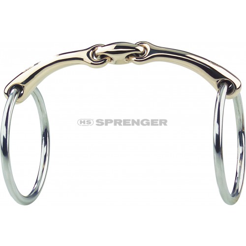 SPRENGER DYNAMIC RS Wassertrensen Gebiss 16 mm (Aurigan) mit Edelstahl Ringen