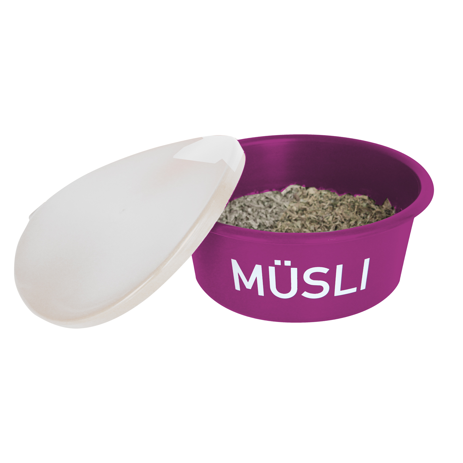 Müsli-Schale mit Deckel