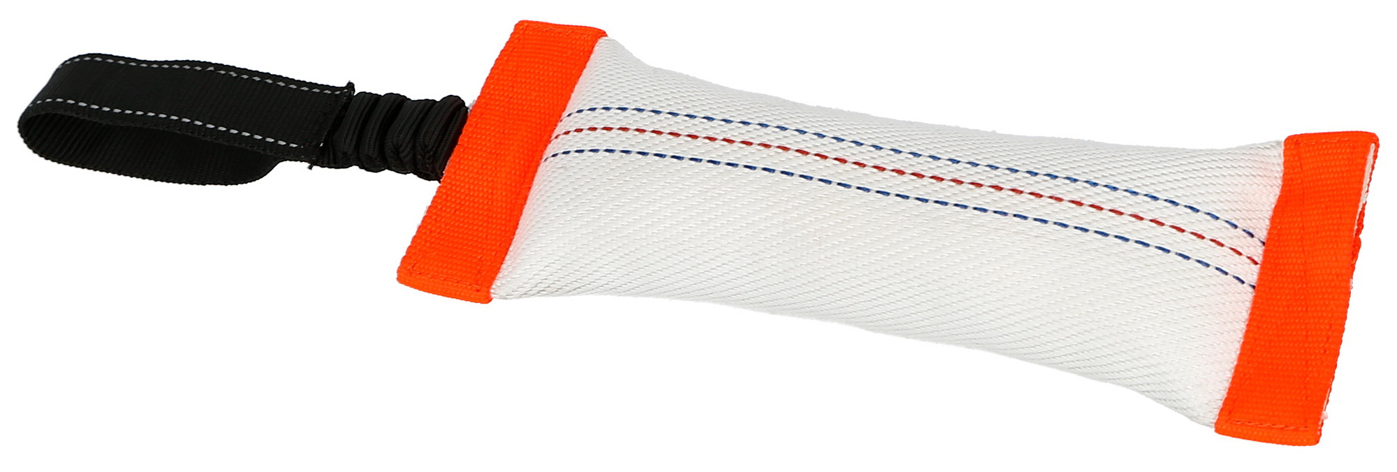 Trainingsdummy mit Schlaufe weiß/orange, 16x6cm