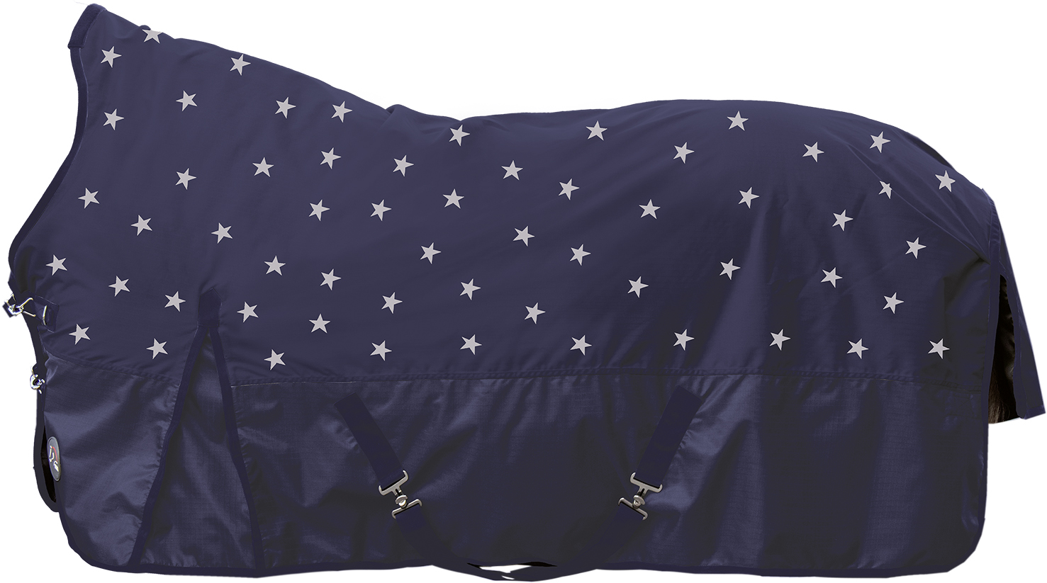 HKM Highneckdecke -ORLANDO STARS- 600D, 100g Wattef.