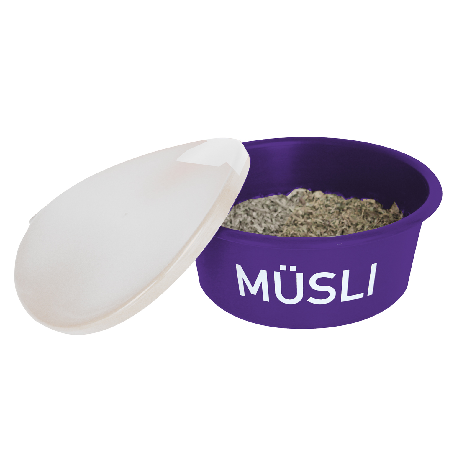 Müsli-Schale mit Deckel